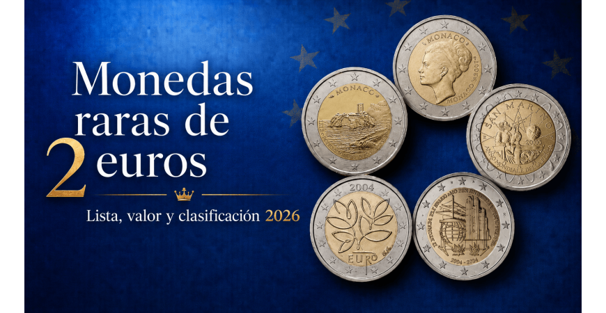 Pièces de 2 euros rares : liste, valeur et classement 2026